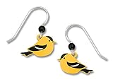 Sienna Sky American Goldfinch Bird Earrings 960-2