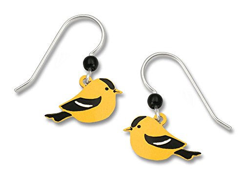 Sienna Sky American Goldfinch Bird Earrings 960-2