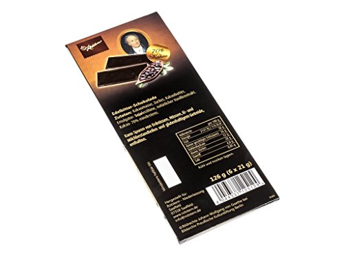 Rotstern Goethe Dark 70% chocolate 6 x 21g