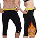 Gowhods Unisex Weight Loss Hot Sweat Sauna Pants - Fat Burning, Leg Slimming, Increasing Sweat, Smoother Skin, Gym Sports Capris Leggings for Indoor & Outdoor Workout