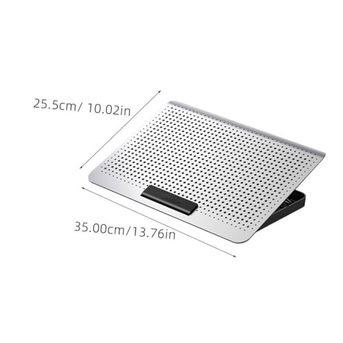 Base refrigerante para laptop con ventilador silencioso ajustable miniatura 2
