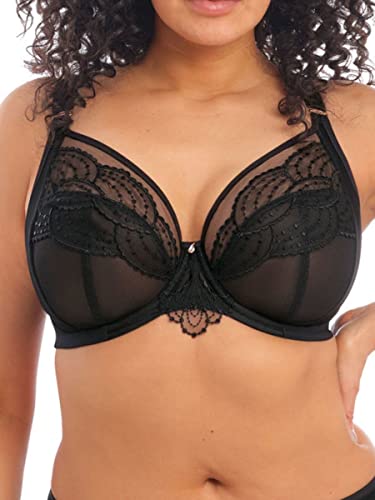 Elomi Women's Plus Size Priya Underwire Plunge Bra, Black, 40Gg #TOP27