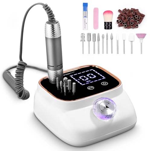UIHOL 45,000RPM Fresa per Unghie Professionale, Lima Elettrica per Unghie,