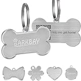 Dog Tags Personalized for Pets,Dog Name Tags QR Code,No Subscription Fees,Modifiable Pet Online Profile,Stainless Steel,No App Required,for Dogs and Cats Small,Medium,Large(Dog Bone,Regular)