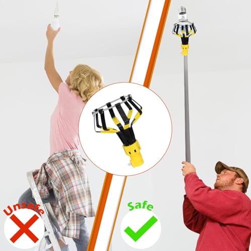 LikeLion Professional Floodlight Bulb Changer, Yellow and Black, for Tactical and Outdoor Recreation, Replacement for BAYCO LBC-200 - Thumbnail 7