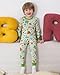 babee Reshinee Bamboo Viscose Toddler Pajamas Boys Girls Kids Baby 2pcs Long-Sleeve Sport Pyjamas Set 3-4T Snug fit Sleepwear Pjs