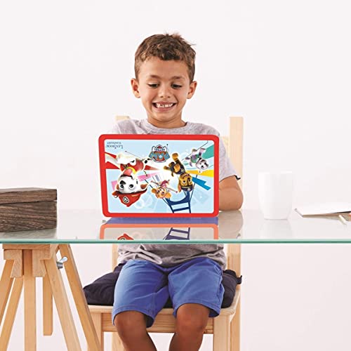 Lexibook Paw Patrol - Laptop Educativo E Bilingue Spagnolo/Inglese - Giocattolo Per Bambino Bambino 124 Attività, Impara A Giocare E Musica Con Chase Marshall - Rosso/Blu Jc598Pai2,61 X 45,7 X 9,1 Cm - 2