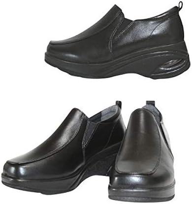 Amazon エアーソール 厚底 厚底 シューズ サイドゴア ノーブランド品 パンプス