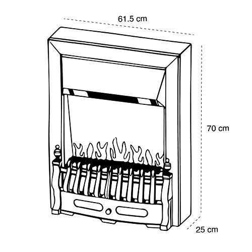 Camino Elettrico 1800w effetto carboni ardenti