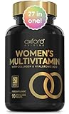 Award Winning Multivitamin Tablets for Women with Collagen & Hyaluronic Acid | Made in the UK | Womens Vitamins to Support Hormones, Immunity & Energy | Collagen Supplements for Women | 90 Tablets