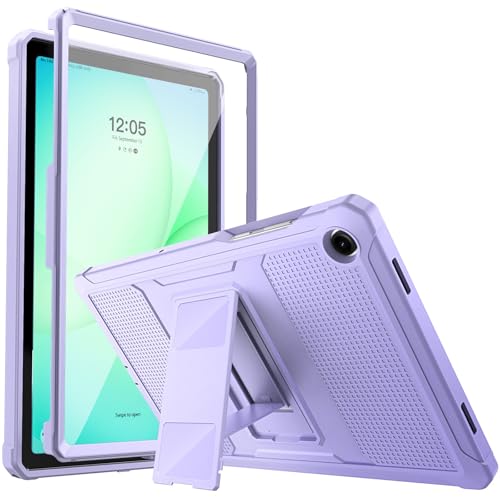 Image of MoKo Shockproof Case Fit Samsung Galaxy Tab A11+ Plus / A9+ 11 Inch | Full Body Rugged Stand Back Cover with Built-in Screen Protector for Galaxy Tab A11+ / A9+ Tablet, Taro Purple