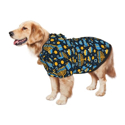 Disfraz para perro con capucha negro talla grande miniatura 4