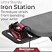 Bartnelli by Rorets Ironing Board Made in Europe | Iron Board with 4 Layered Cover & Pad, Height Adjustable up to 36
