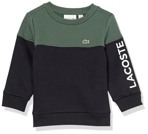 Lacoste Kids' Colourblock Sweatshirt in Organic Cotton Flannel