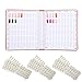 NMKL38 120 Nail Color Chart Display Book for Nail Polish UV Gel Color Cards Nail Salon Tool with False Nail Tips (Rose)