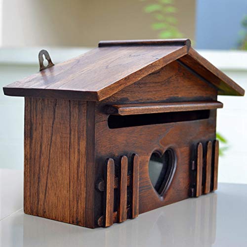 Boîte aux lettres en bois - Boîte à suggestions étanche à la pluie