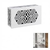 Wooden Doorbell Chime Cover Box – Decorative Thickened Doorbell Plate for Indoor/Outdoor Use, Easy to Install, Stylish Wall-Mounted Home Accent