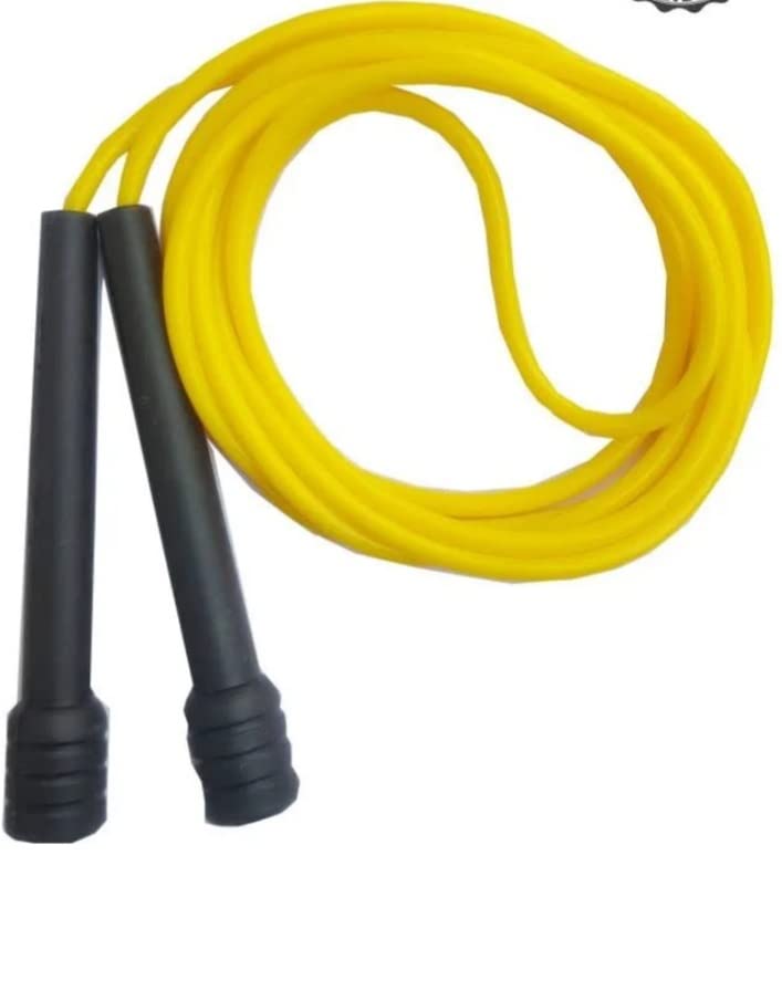Image of Antina Skipping Rope for Men & Women, Jumping Rope For Weight Loss, Kids, Girls, Children, Adult Best in Sports, Fitness, Exercise, Workout (Yellow)