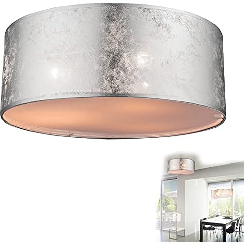 Deckenlampe mit Lampenschirm Schlafzimmer Stoffschirm Deckenleuchte Wohnzimmerlampe Cover