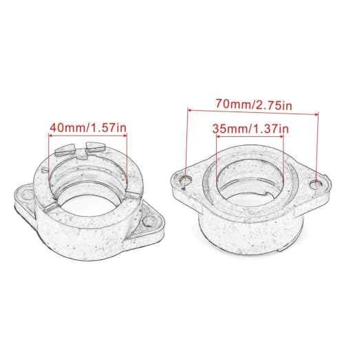 Adaptador carburador Yamaha TT500 para una admisión perfecta y estable 6