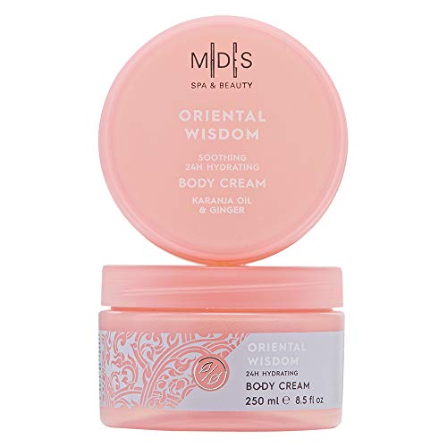 Mades Cosmetics Oriental Wisdom Karanja Oil & Ginger Soothing 24H Hydrating Body Cream, 250Ml