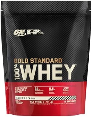 ON Gold Standard 100% Whey for Muscle Support and Repair, Low Sug...