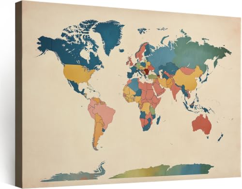 Tableau toile grand format 140 x 70 cm pour habiller un grand mur de salon vide