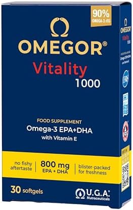 Omega 3 IFOS 5 Stelle OMEGOR Vitality 1000 - Omega3 EPA 535mg e D...