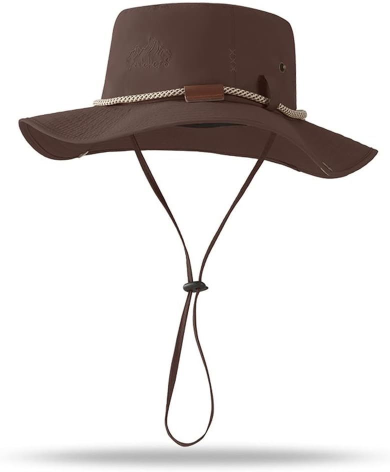 Outdoor Sun Protection Fishing Cap Men's Thin Section Big Brim Hat Quick Dry