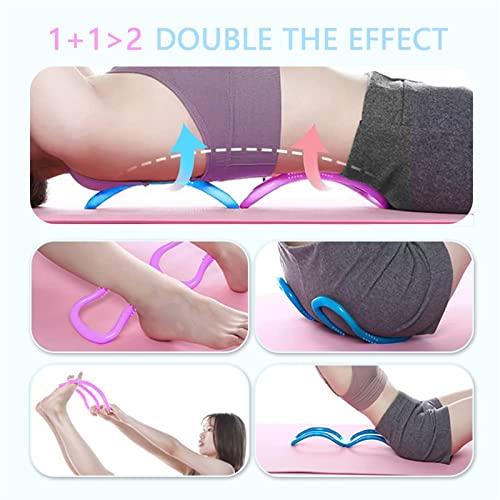 Waysky Pilates Training Yoga Ring For Back Pain Relief, Leg Muscle Recovery Support Circle, Indoor Home Workouts Gym Exercise Sport Ring 2 Pack #TOP2