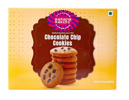 Image of Karachi Bakery Choco Chip Cookies 400gm | Tea Time Snack | Delicous Snack | Vegetarian