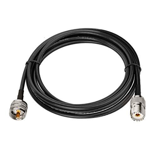 Bingfu UHF PL-259 IXUHF SO-239 X RG58 AeiP[u 5m/16.5tB[g ԗ CB WI n WI o A}`A WI oC gV[o[ FMgX~b^[ } VHF