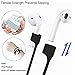 BUISAMG Magnetic Anti-lost Belt for AirPods Soft Silicone Sport Lanyard, Neck Strap, Wireless Headphones, Anti-lost Cords, 4 Pack (Black/White/Blue)