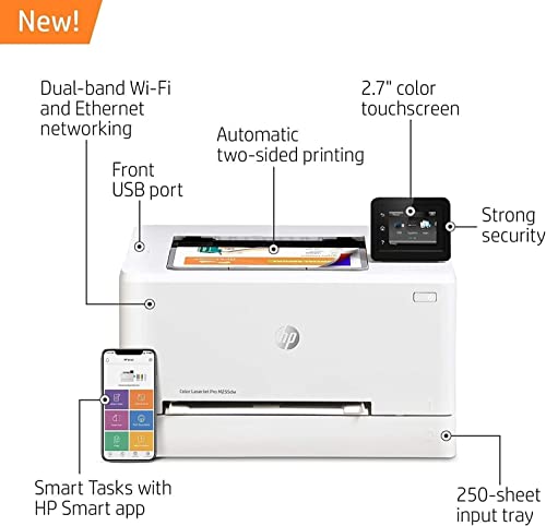 HP Color Laserjet Pro M255dw Single-Function Wireless Laser 