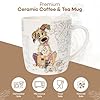 Lesser & Pavey British Designed Barrel Coffee Mug | Ceramic Mugs for Home or Work | Large Mugs for Hot Drinks | Murphy Mutt Tea and Coffee Cups - Bug Art #2
