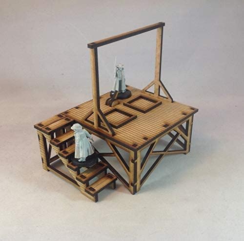 Miniatura 4 de Horca 1.102 in MDF Kit Tombstone Desperado Legends Old West Terrain Building