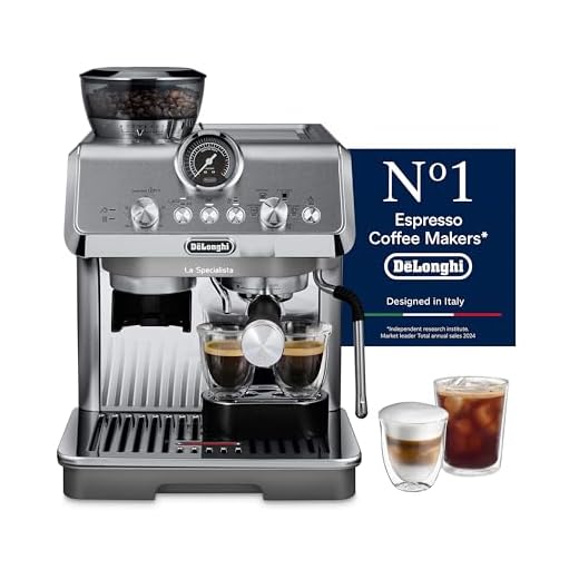 De'Longhi La Specialista Arte Evo EC9255.M, Espresso Pump Coffee Machine with Cold Brew Function, with Professional Milk Frothing Nozzle, Sensor Grinding Technology, Includes Barista Kit, 1450W, Metal