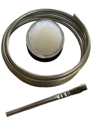 Silver Bearing Solder Kit - 1/16x36 With Paste Flux & Flux Brush/Stay Brite 8