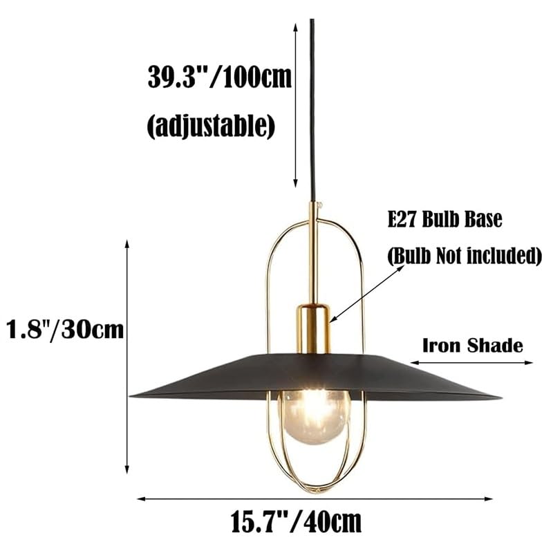 Lustre suspension E27 moderne pour sublimer votre table à manger