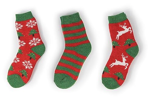 Image of BomKinta Boot Socks for Women Winter Solid Thick Warm Socks Cozy Crew Socks Christmas Gift