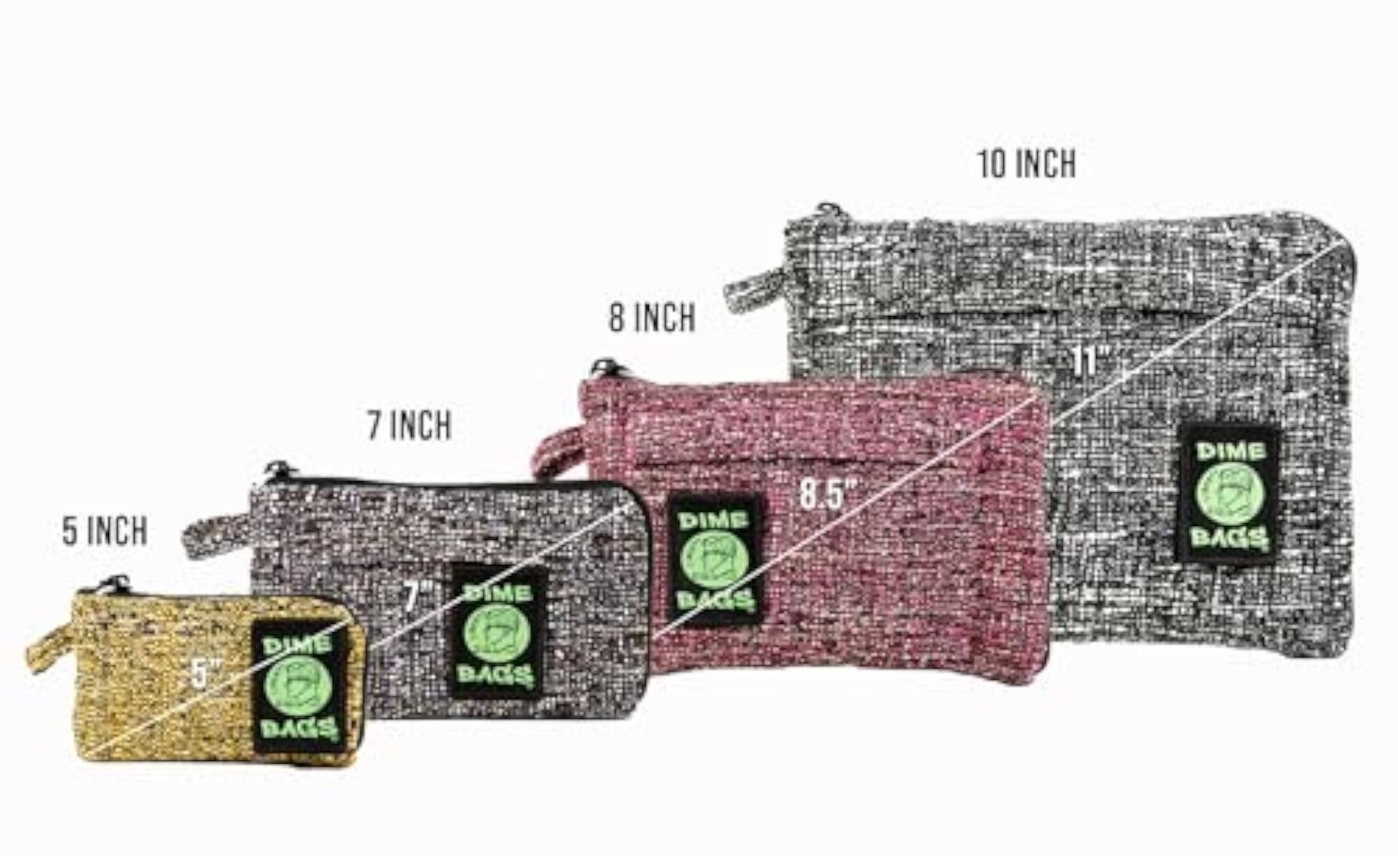 Padded Pouch - Soft Interior with Secure Heavy-Duty Zipper