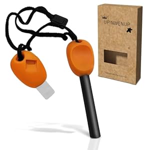 1 Pcs Fire Starter Kit Flint and Steel Survival Fire Steel Outdoor Emergency Survival Tool for Travelling Camping Hiking