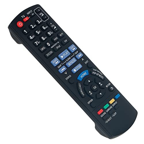 VINABTY N2QAYB000630 Replacement Remote Control Compatible with Panasonic Blu-ray Disc Home Theater SA-BTT262EG SC-BTT270EGK SA-BTT270EB SC-BTT270EGS SA-BTT775EE SA-BTT270 SC-BTT370 SC-SC-BTT770 - Image 2