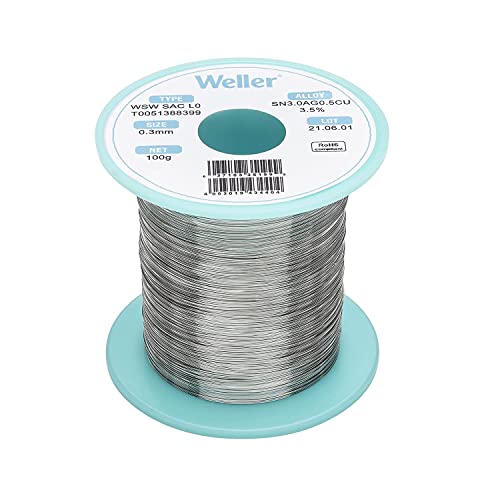Fil de soudage sans plomb pour micro-électronique Weller WSW SAC L0