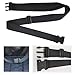 Wheelchair Seatbelt,Anti-Slip and Anti-Fall Safety Strap Fixation Belt,for Chair,Bed Restraint-Patients Care-Falling Out Prevention-for The Elderly,Pregnant,Paralyzed Seat Belt (Black)