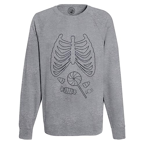 Sweatshirt Homme Halloween Radiographie Squelette pour la Fête de l'Horreur