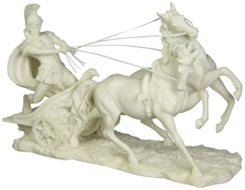 Escultura Roman Charioteer de Design Toscano 6.5 in.