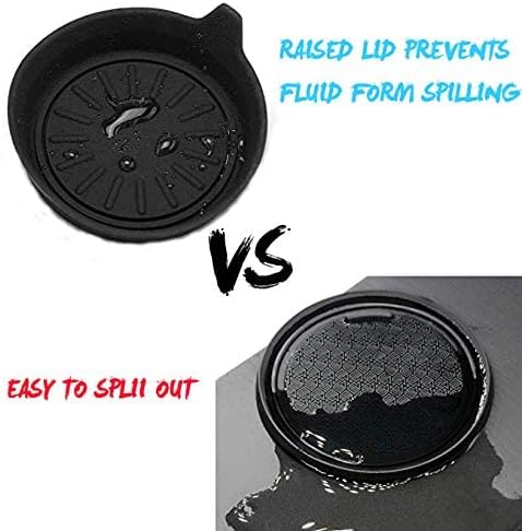 ArtJ4U Car Coasters for Cup Holders Durable Silicone Coasters,Removable Universal Vehicle Cup Holder Coasters Set of 4 Pack,3.15 FT Fit Your Vehicle's Cup Holders(4 Pack)