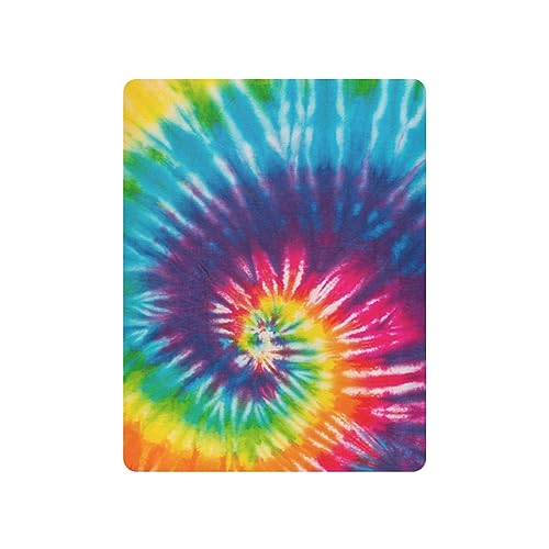 Image of Tie Dye Rainbow Crib Sheets Soft Breathable Fitted Baby Playard Sheets Mattress Cover for Girl Boys, 39 inch x 27 inch x 5 inch