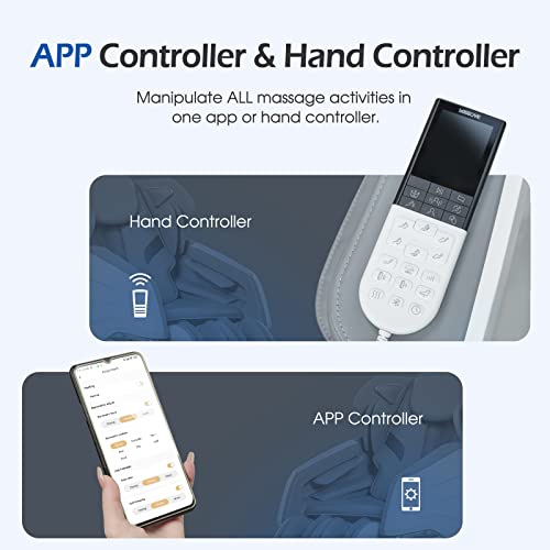 Bosscare Massage Chair Sl Track Massage Chair Recliner, Zero Gravity Full Body Airbag Massage Chair With Body Scan Bluetooth Heat Ai Control Foot Roller Handrail Shortcut Key, R8686 Gary #TOP7